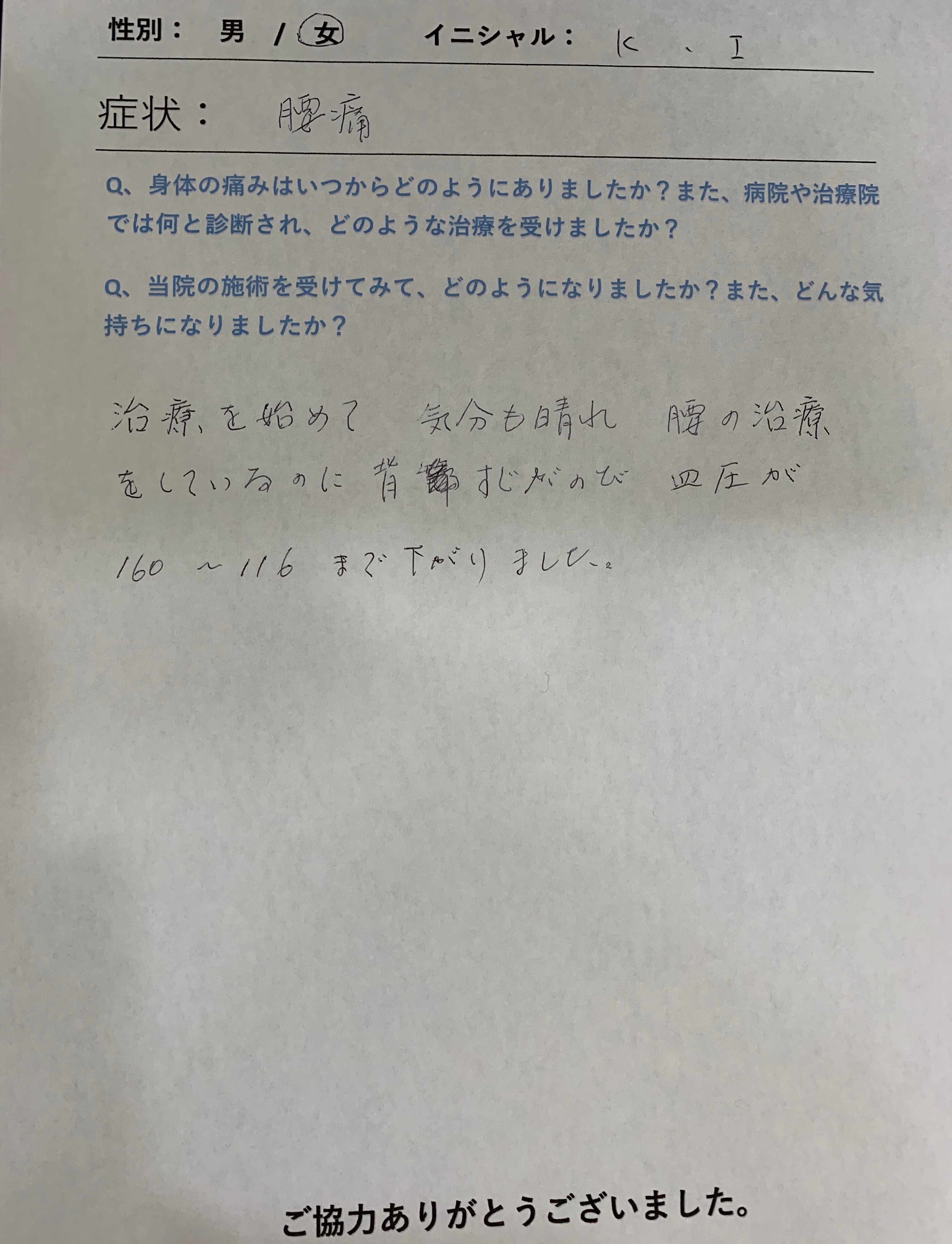 腰痛でお困りの方が多数来院 たいよう整骨院