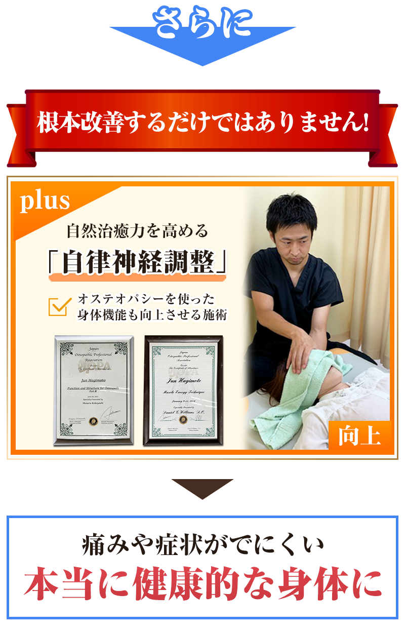 根本改善 (自律神経調整)
